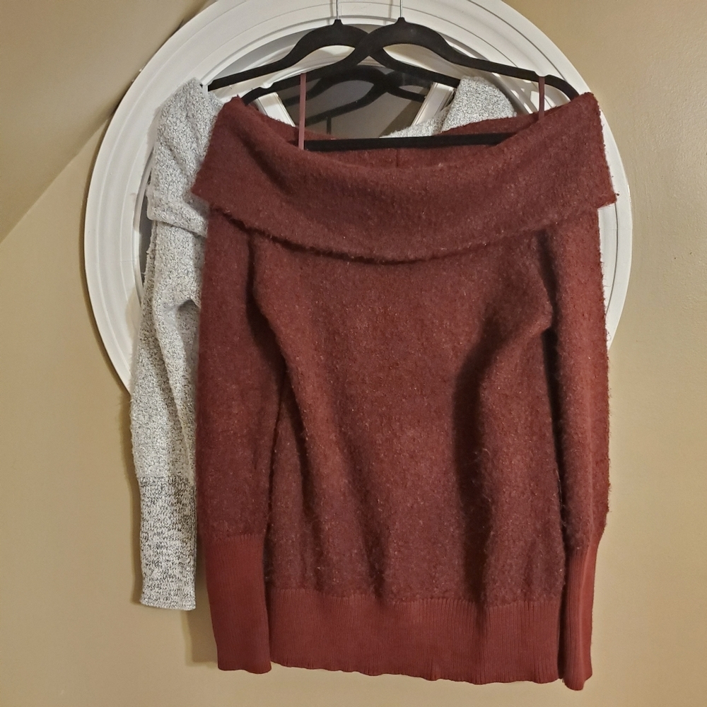 Banana Republic Off Shoulder Cozy Sweater